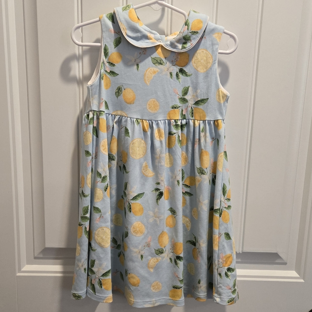 Baby Club Chic Blue Lemonade Dress